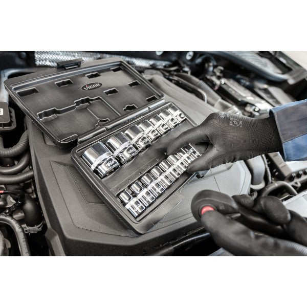 Vigor 1/2in Drive 17 Pce 12-Point Socket Set V7512/17
