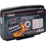 Vigor 1/2in Drive 17 Pce 12-Point Socket Set V7512/17