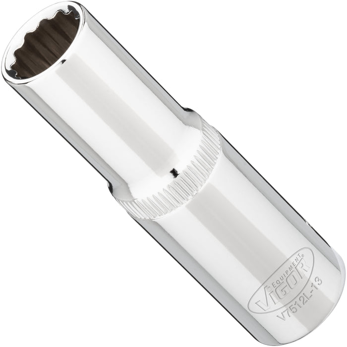 Vigor 1/2in Drive 13mm 12 Point Socket V7512L-13