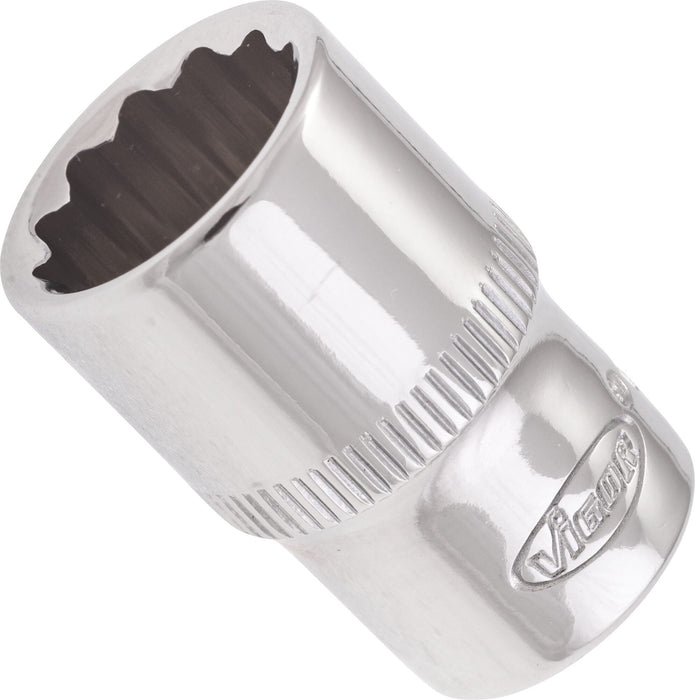 Vigor 1/4in Drive 11mm 12 Point Socket V7514-11