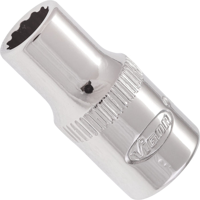 Vigor 1/4in Drive 6mm 12 Point Socket V7514-6