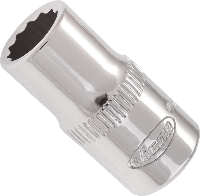 Vigor 1/4in Drive 7mm 12 Point Socket V7514-7