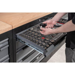 Vigor Mixed Square Drive 42 Piece 12-Point Socket Set V7520  Modular Insert Tray