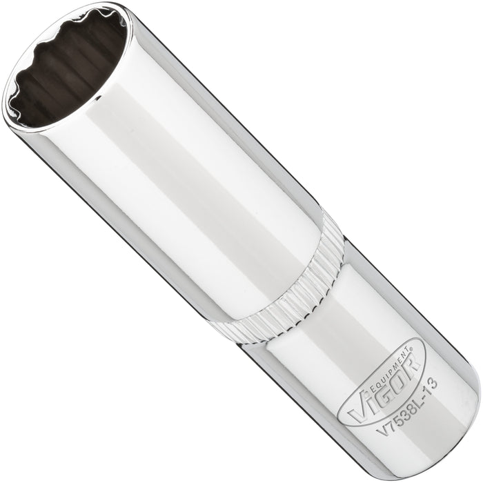 Vigor 3/8in Drive 13mm 12 Point Socket V7538L-13